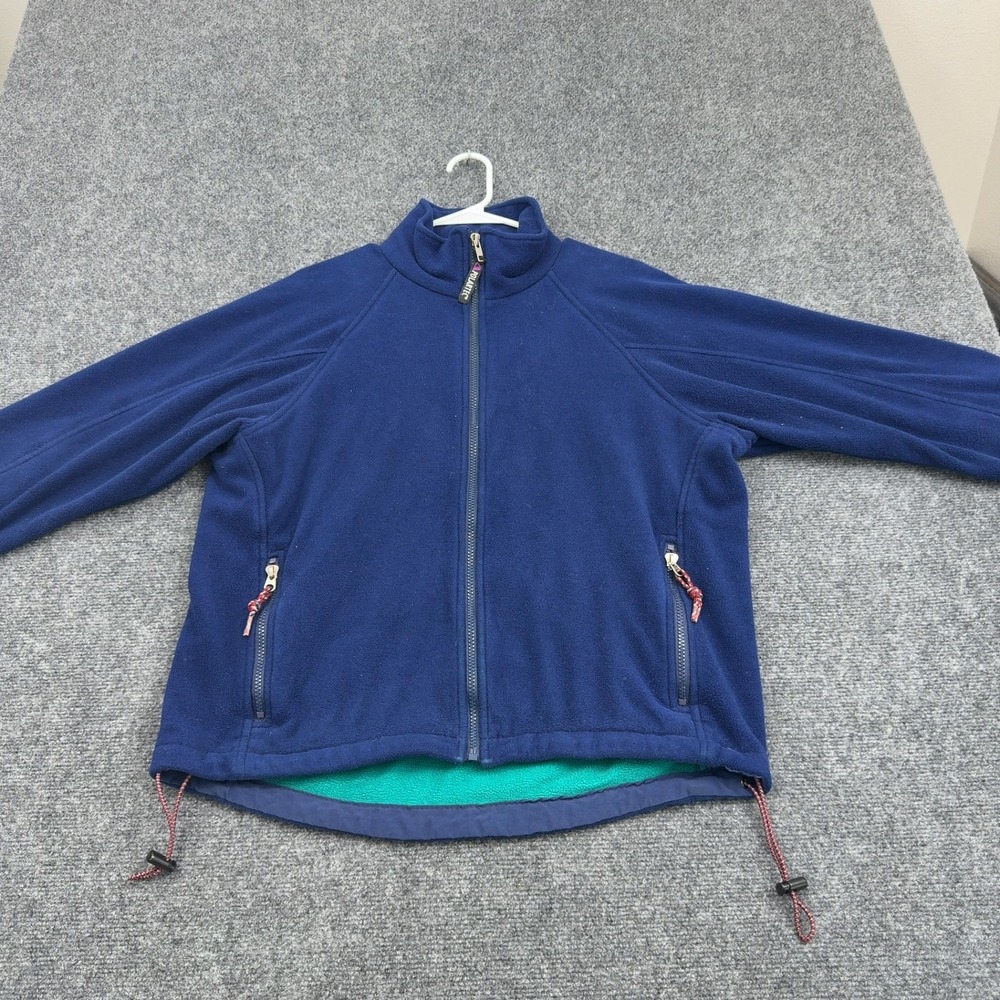 Vintage EMS Fleece Jacket Mens L Blue Polartec Full Zip Gorpcore Outdoor Style